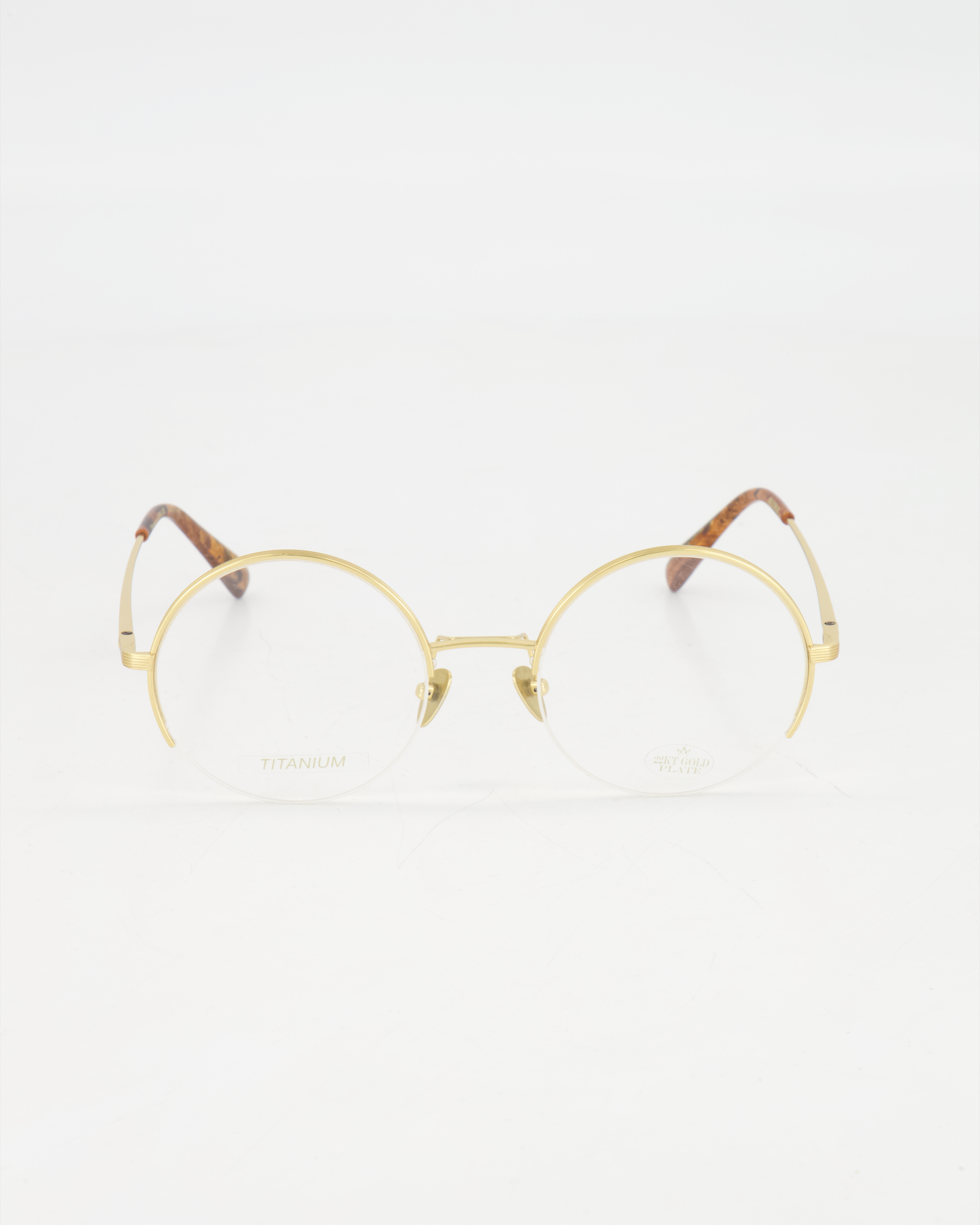 AM EYEWEAR - ’SHARAPOVA’ TITANIUM OPTICAL GLASSES /GOLD