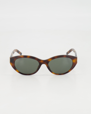 SAINT LAURENT - OVAL VINTAGE SHAPE SUNGLASSES /HAVANA