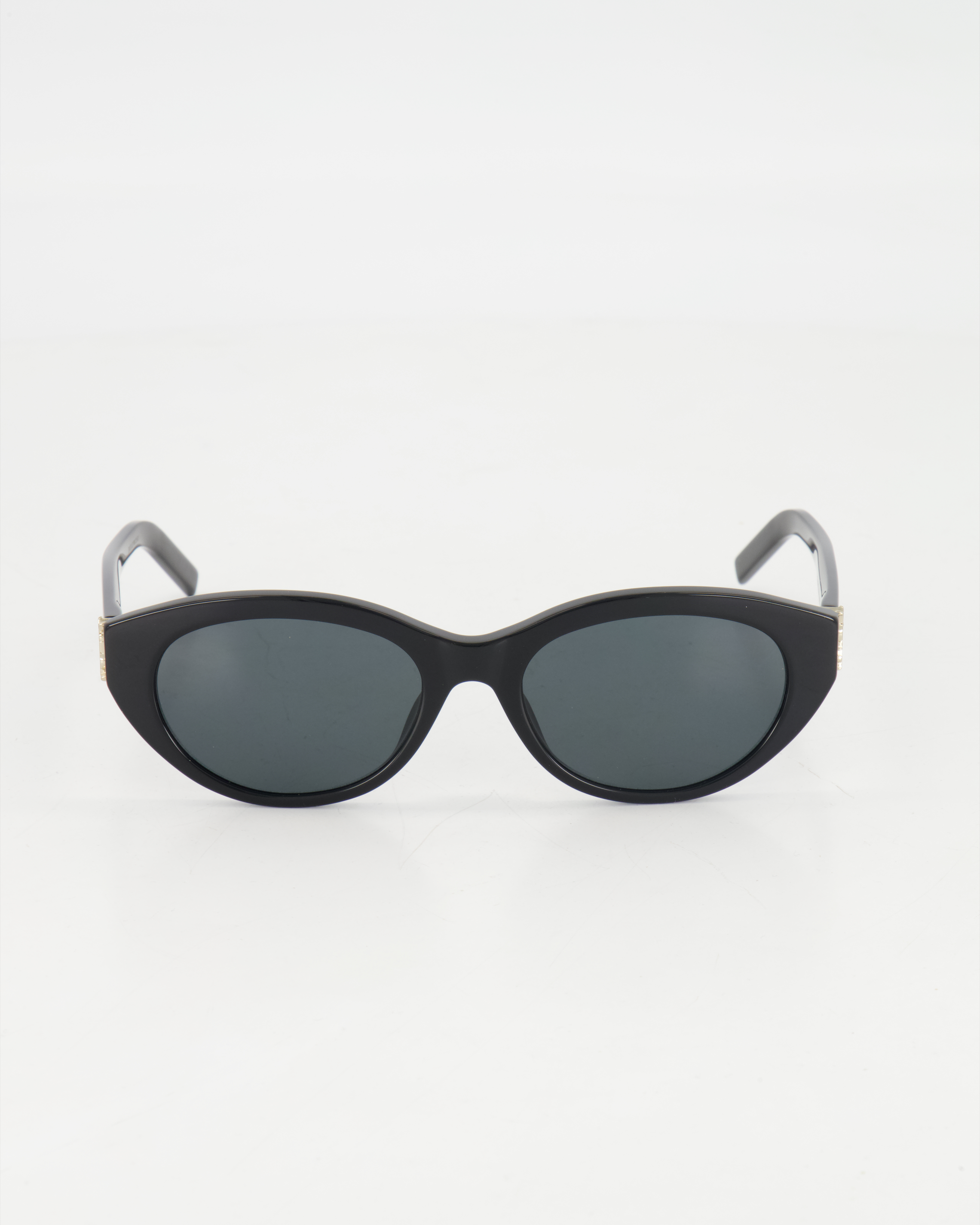 SAINT LAURENT - OVAL VINTAGE SHAPE SUNGLASSES /Black