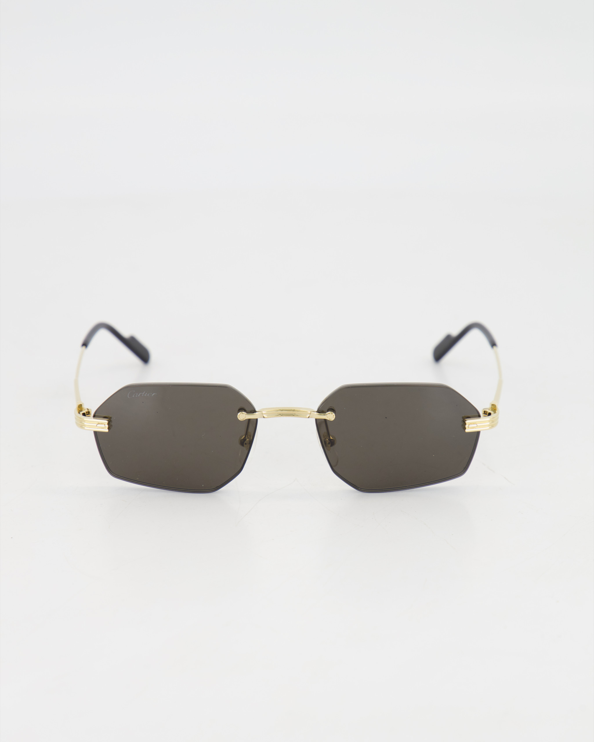 CARTIER - RIMLESS ’C DE CARTIER’ SUNGLASSES /GOLD