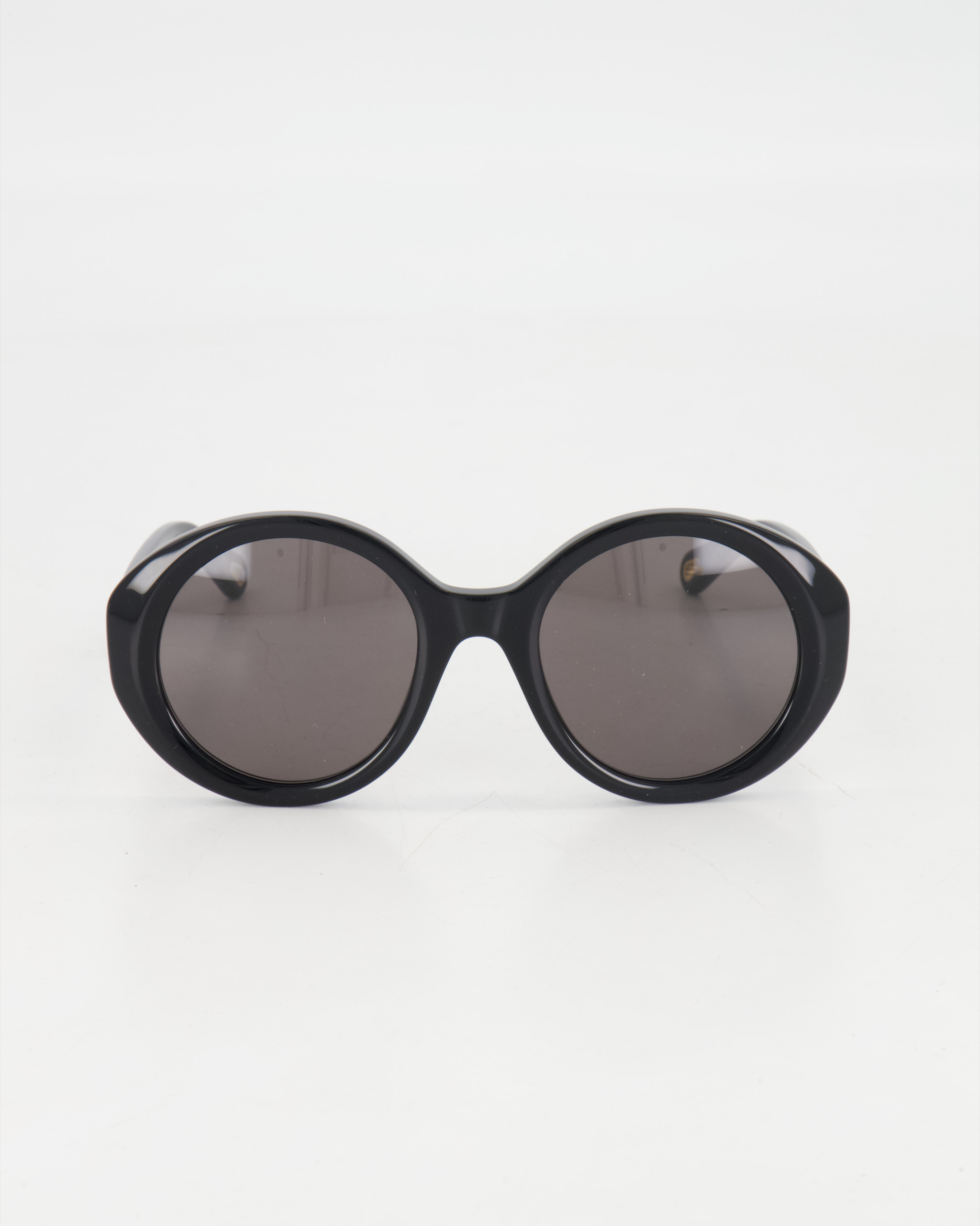 CHLOÉ - OVERSIZED ROUND SUNGLASSES /BLACK
