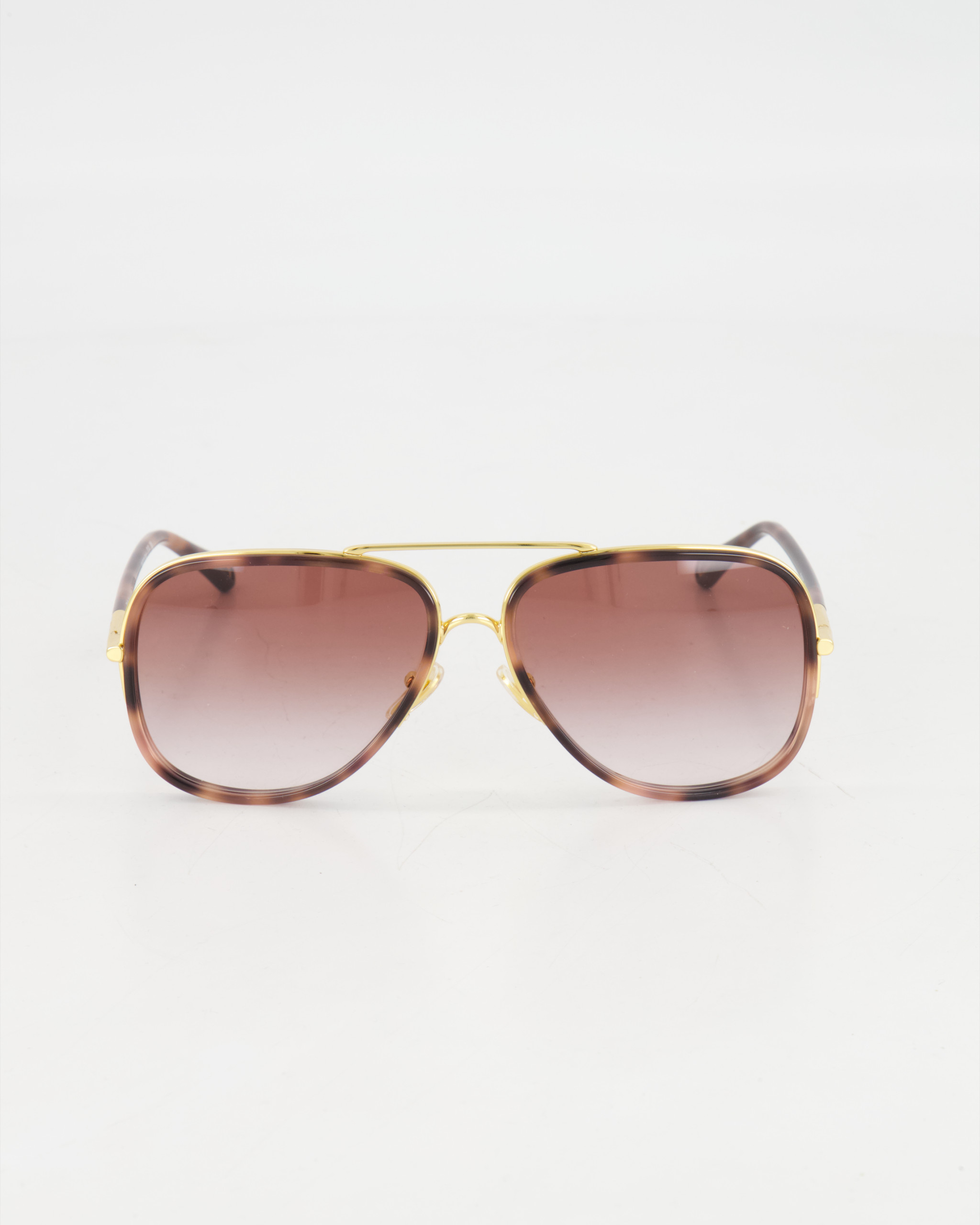 CHLOÉ - OVERSIZED PILOT SUNGLASSES /HAVANA BROWN