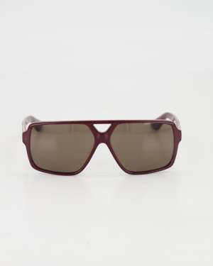 Oliver Peoples X Khaite - Aviator '1977c' SUNGLASSES /Burgundy