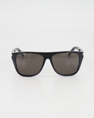 SAINT LAURENT - Sonnenbrille „SL 1“ im Rechteck-Design / SCHWARZ