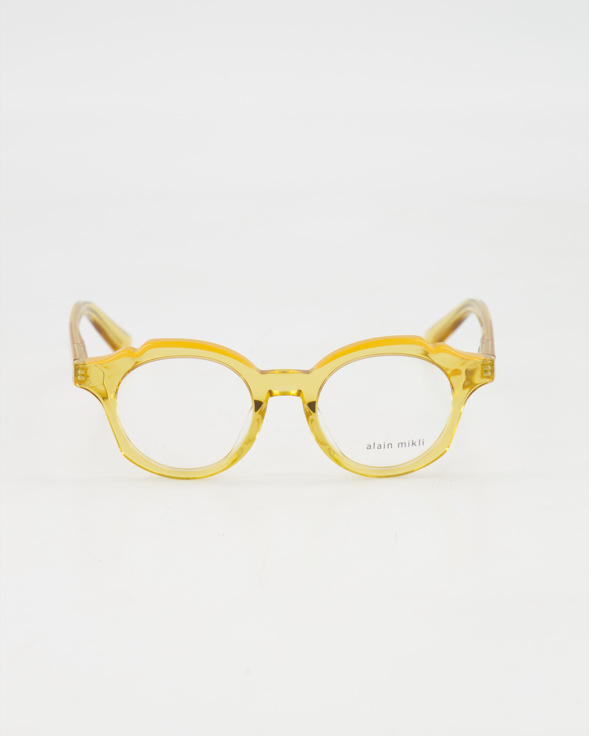 ALAIN MIKLI -ROUND '0A03165' OPTICAL /Yellow