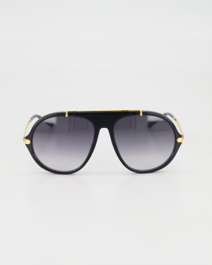 CHLOÉ - OVERSIZED PILOT SUNGLASSES /BLACK