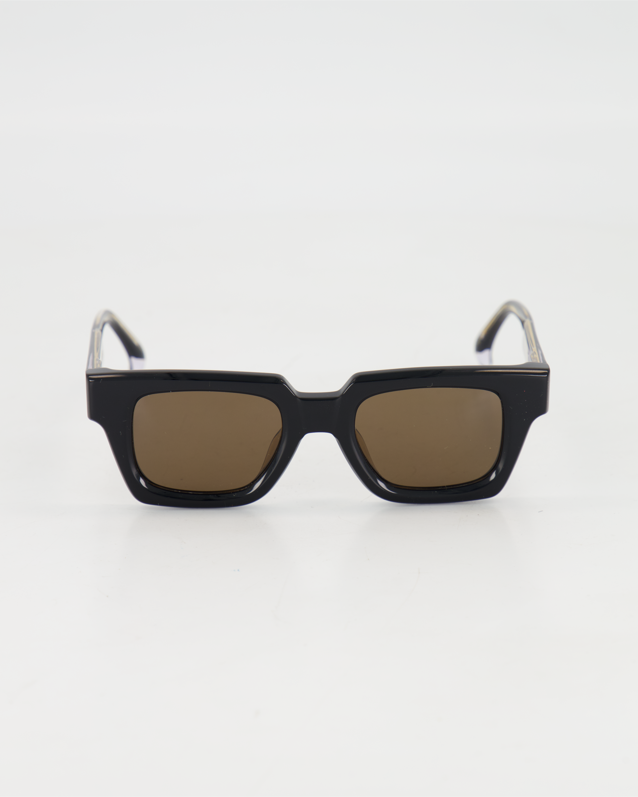 AM EYEWEAR - BOLD RECTANGLE ‘MING’ SUNGLASSES /BLACK