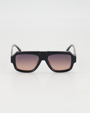 AM EYEWEAR - BOLD PILOT ‘TULLOH’ SUNGLASSES /BLACK
