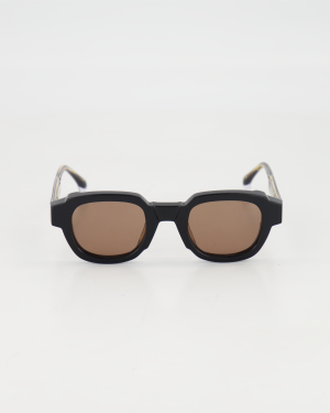 AM EYEWEAR - BOLD ROUND ‘VIK’ SUNGLASSES /BLACK