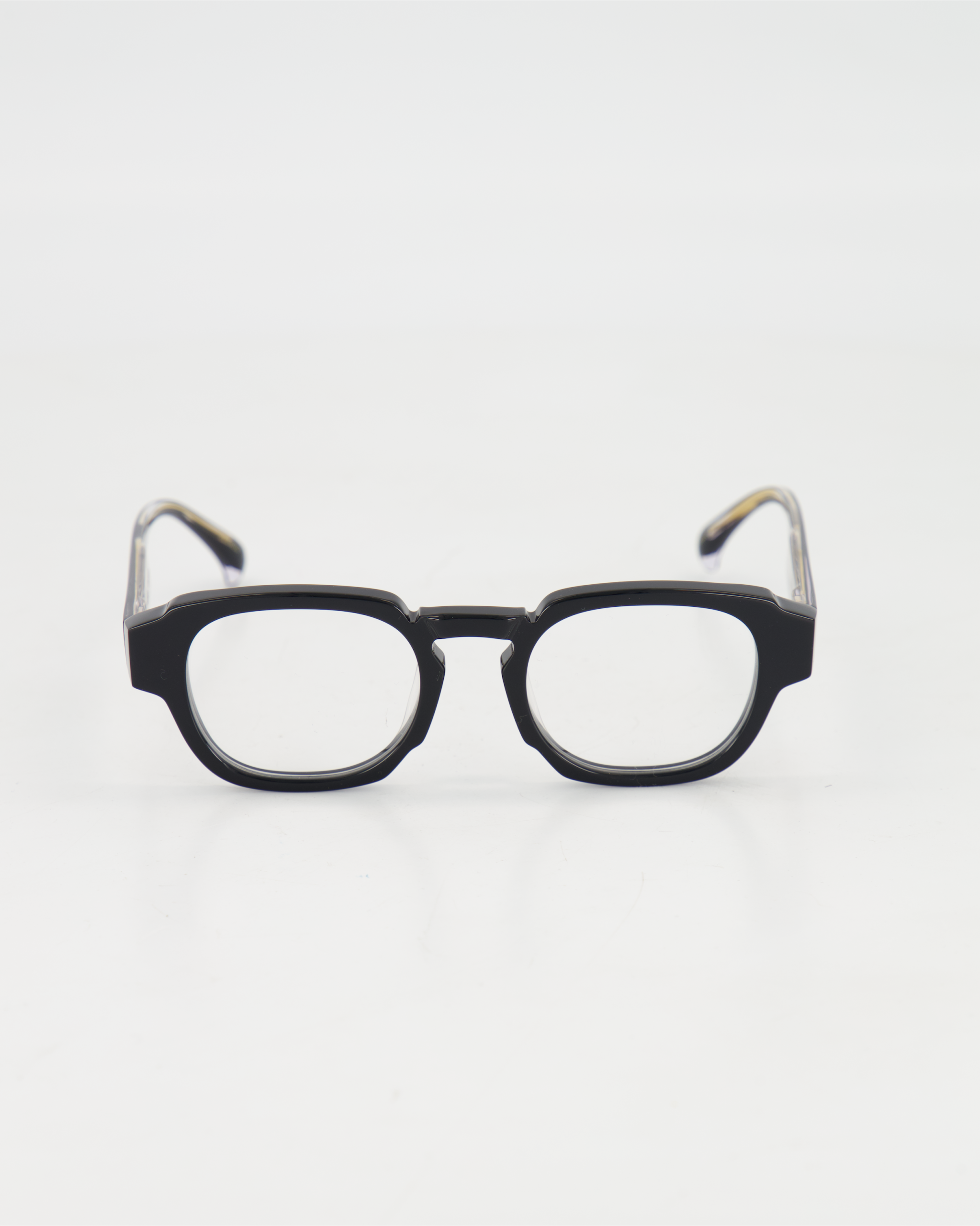 AM EYEWEAR - BOLD ROUND ‘KEN WEST’ EYEGLASSES /BLACK