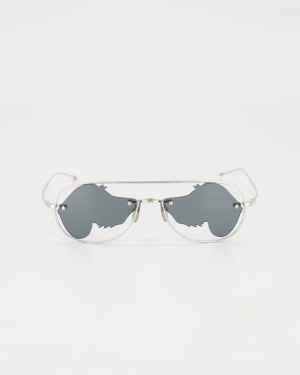 THOM BROWNE *LIMITED EDITION* - AVIATOR ‘HECTOR’ 10 year anniversary Sunglasses /Silver