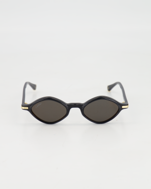 CARTIER - SLIM GEOMETRIC SUNGLASSES /BLACK