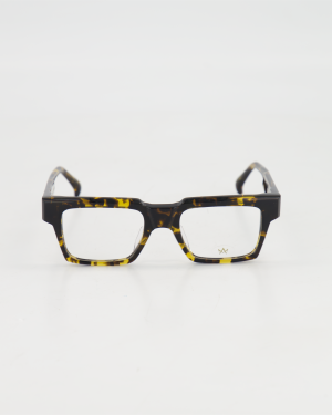 AM EYEWEAR - BOLD RECTANGLE ‘CAPTAIN COSBY’ EYEGLASSES /GENTS TORT