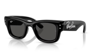 RAYBAN - *A$AP ROCKY* 'Wayfarer puffer' Sunglasses /Black & strass