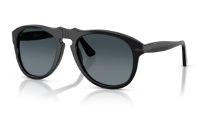 PERSOL *POLARIZED* - Round '0PO0649NE' Sunglasses /Black