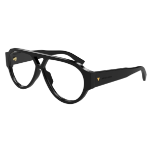 BOTTEGA VENETA - OVERSIZED PILOT OPTICAL GLASSES /BLACK