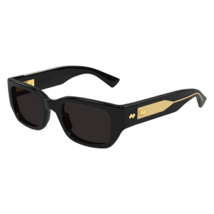 BOTTEGA VENETA - 1950’s BOLD RECTANGLE SUNGLASSES /BLACK