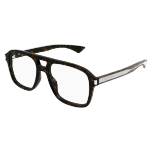 SAINT LAURENT - PILOT 'SL 881' OPTICAL /HAVANA