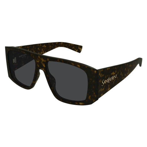 SAINT LAURENT - BOLD MASK SUNGLASSES /HAVANA