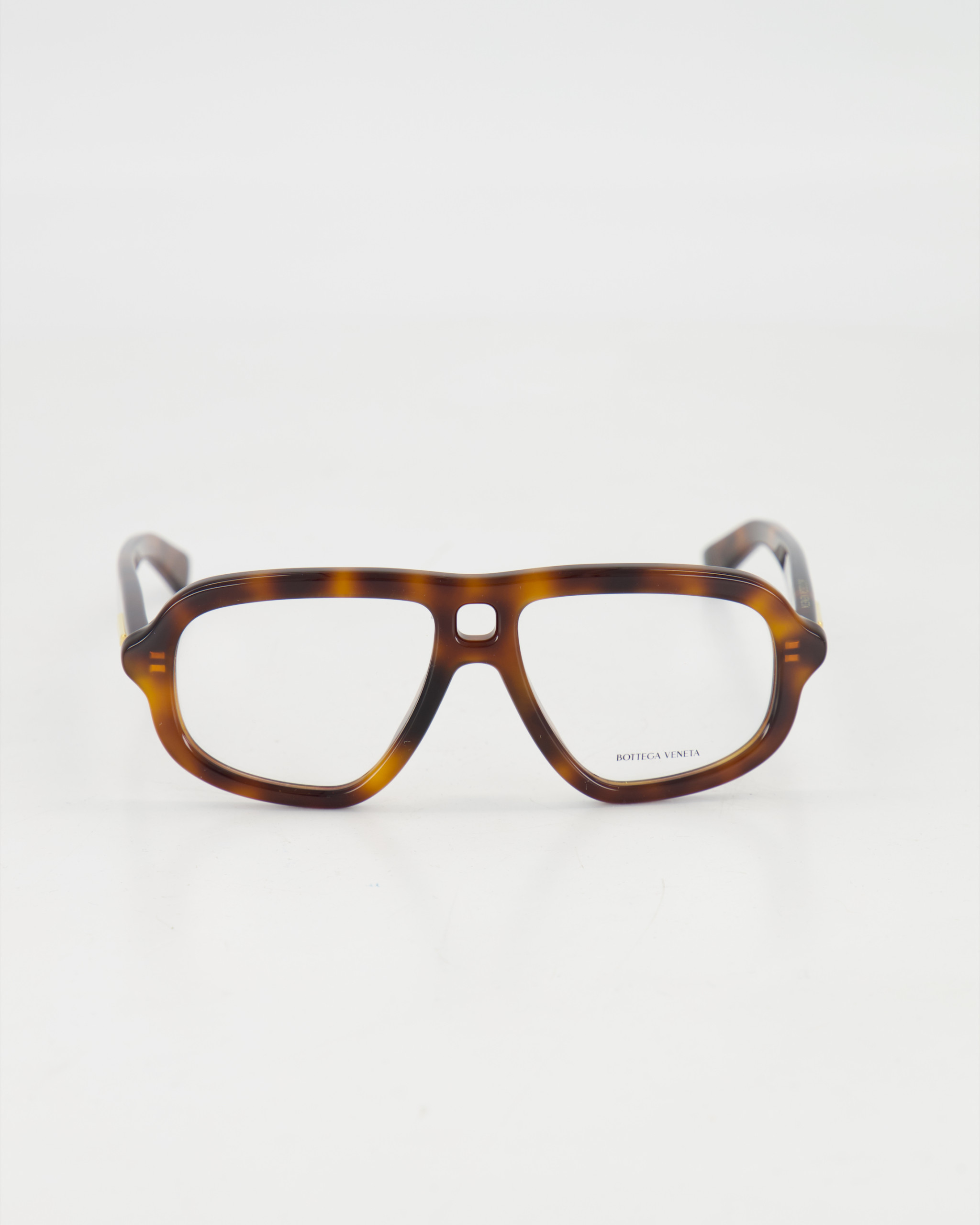 BOTTEGA VENETA - ’SOPHIA RIBBON’ PILOT OPTICAL GLASSES /HAVANA