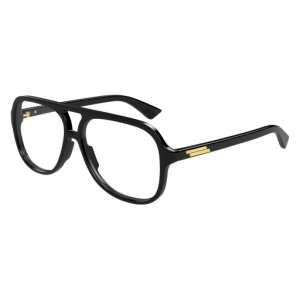 BOTTEGA VENETA - SLIM PILOT OPTICAL GLASSES /BLACK