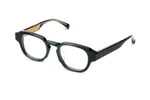 AM EYEWEAR - BOLD ROUND ‘KEN WEST’ EYEGLASSES /BLACK