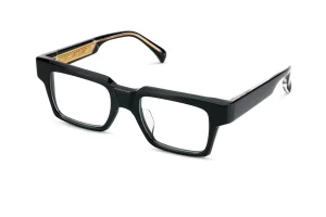 AM EYEWEAR - BOLD RECTANGLE ‘CAPTAIN COSBY’ EYEGLASSES /BLACK