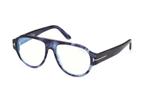 TOM FORD - BOLD AVIATOR FT6178 OPTICAL EYEGLASSES /Blue Havana