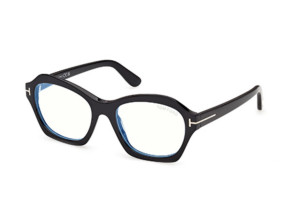 TOM FORD - BOLD CATEYE FT6193 OPTICAL EYEGLASSES /Shiny black