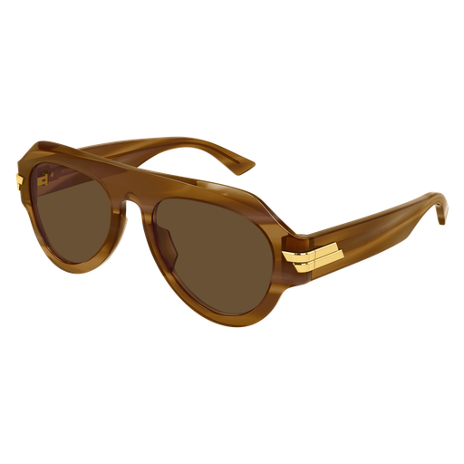 BOTTEGA VENETA - BOLD PILOT BV1488S-003 SUNGLASSES /BROWN