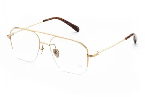 AM EYEWEAR - ’MARADONA’ TITANIUM EYEGLASSES /GOLD