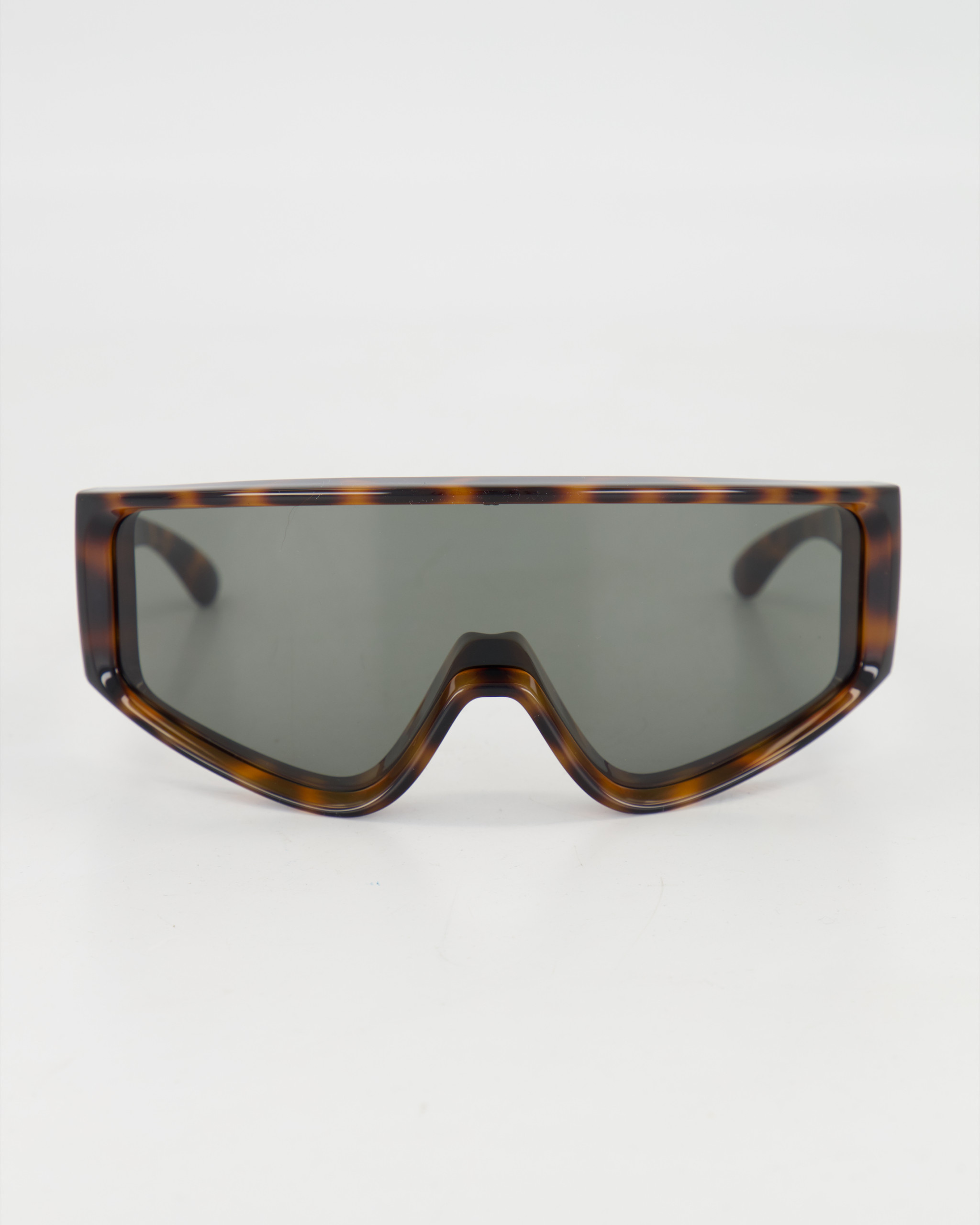 SAINT LAURENT - OVERSIZED MASK SUNGLASSES /HAVANA TORTOISE